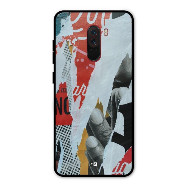 Fabulous Paper Cutout Metal Back Case for Poco F1