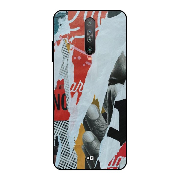 Fabulous Paper Cutout Metal Back Case for Poco X2