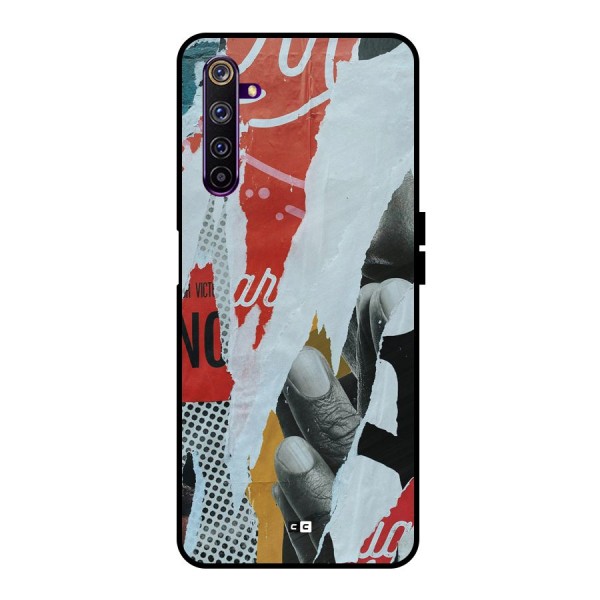 Fabulous Paper Cutout Metal Back Case for Realme 6 Pro