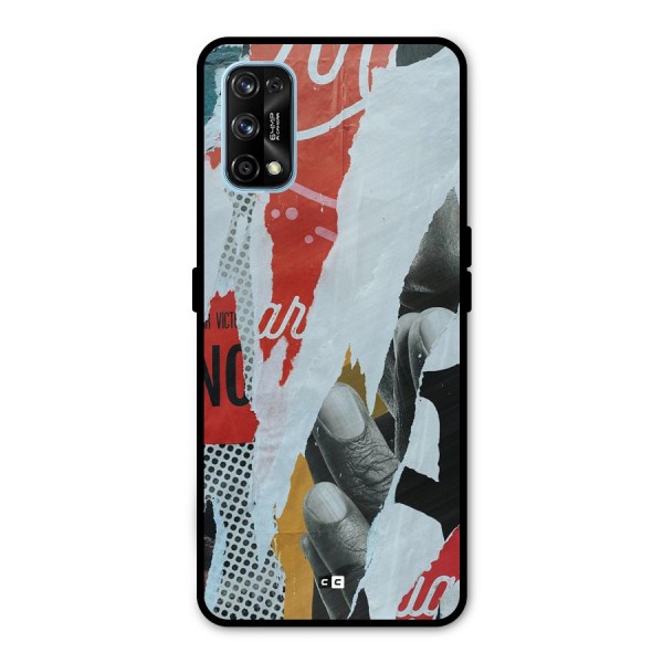 Fabulous Paper Cutout Metal Back Case for Realme 7 Pro