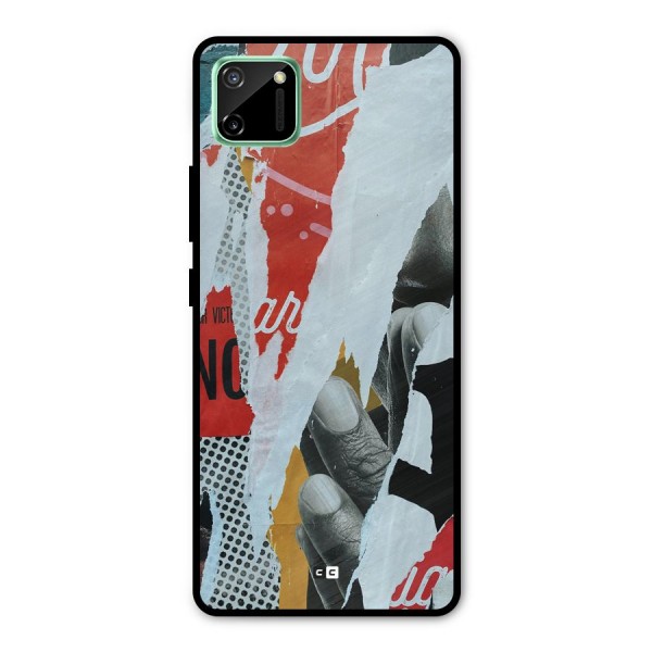 Fabulous Paper Cutout Metal Back Case for Realme C11