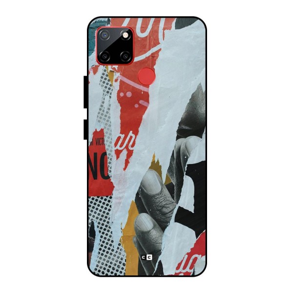 Fabulous Paper Cutout Metal Back Case for Realme C12