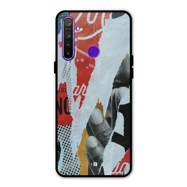 Fabulous Paper Cutout Metal Back Case for Realme Narzo 10