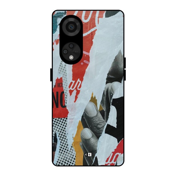 Fabulous Paper Cutout Metal Back Case for Reno8 T 5G