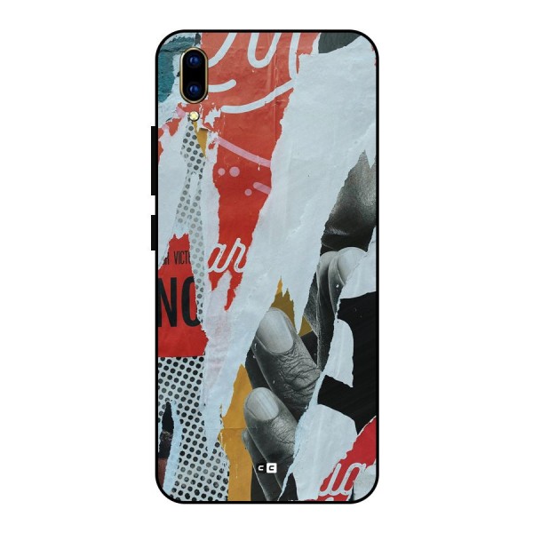 Fabulous Paper Cutout Metal Back Case for Vivo V11 Pro