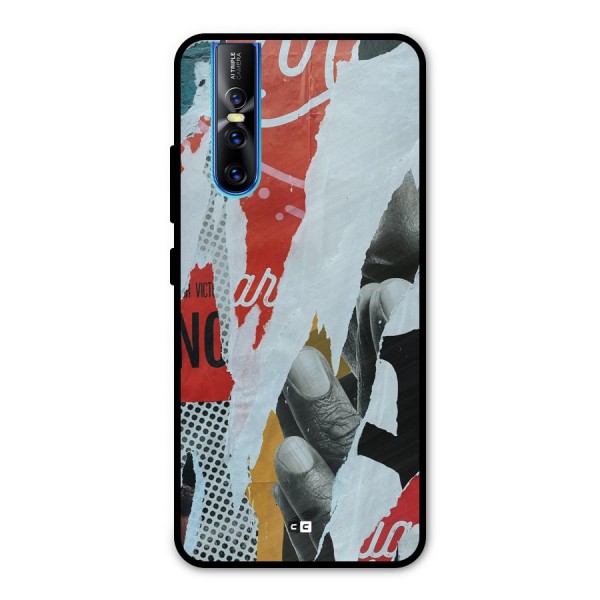 Fabulous Paper Cutout Metal Back Case for Vivo V15 Pro