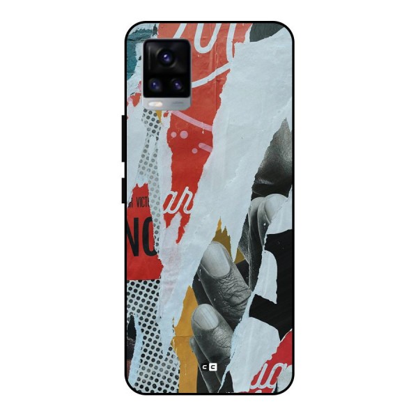 Fabulous Paper Cutout Metal Back Case for Vivo V20