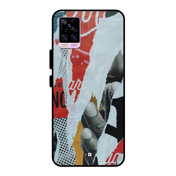 Fabulous Paper Cutout Metal Back Case for Vivo V20 Pro