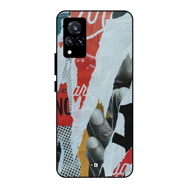 Fabulous Paper Cutout Metal Back Case for Vivo V21 5G