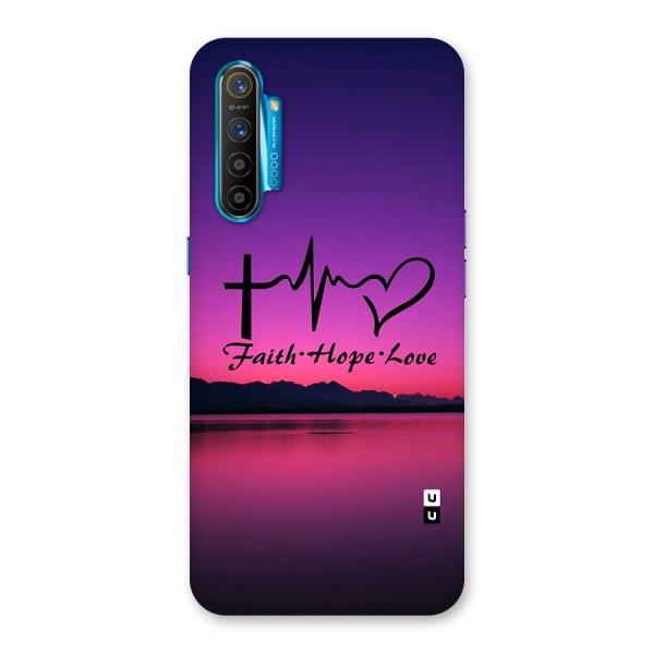 Faith Hope Love Evening Sky Back Case for Realme XT