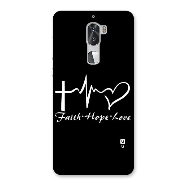 Faith Hope Love Heart Sign Back Case for Coolpad Cool 1