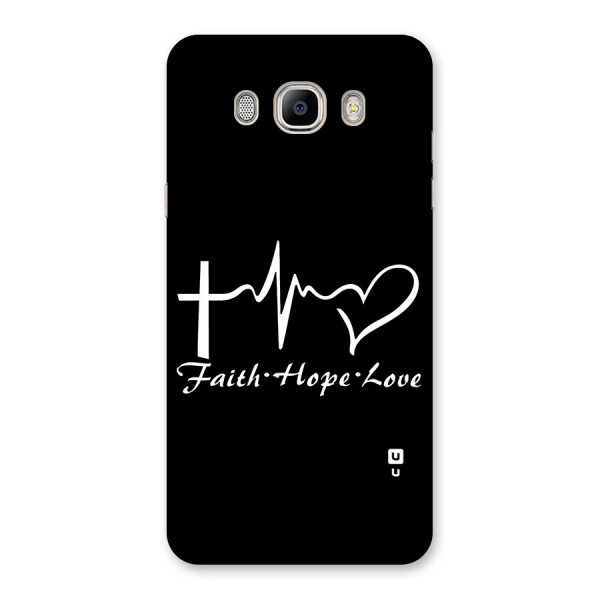 Faith Hope Love Heart Sign Back Case for Galaxy On8