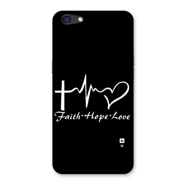 Faith Hope Love Heart Sign Back Case for Oppo A71