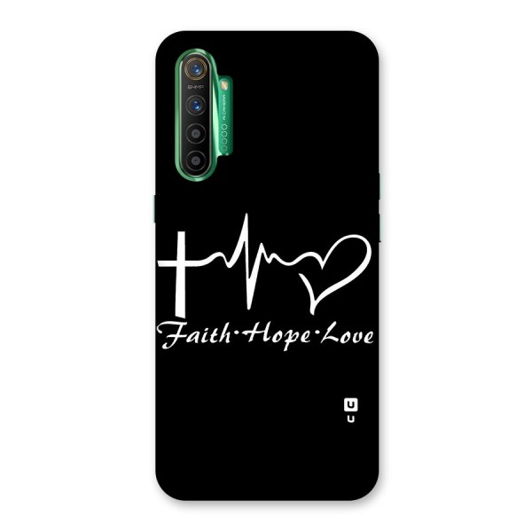 Faith Hope Love Heart Sign Back Case for Realme X2