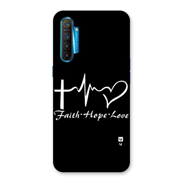 Faith Hope Love Heart Sign Back Case for Realme XT