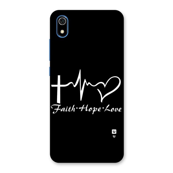 Faith Hope Love Heart Sign Back Case for Redmi 7A