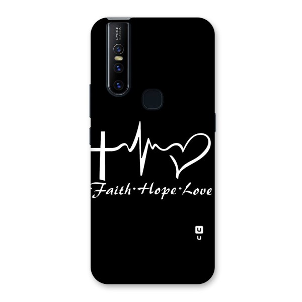 Faith Hope Love Heart Sign Back Case for Vivo V15