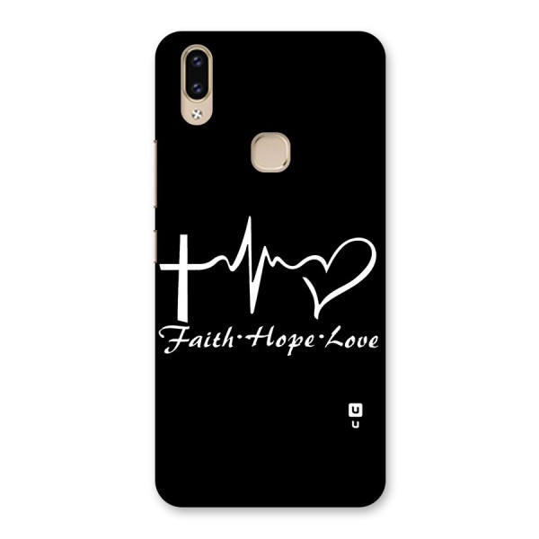 Faith Hope Love Heart Sign Back Case for Vivo V9