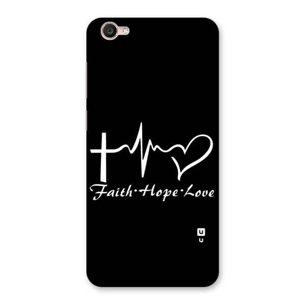 Faith Hope Love Heart Sign Back Case for Vivo Y55