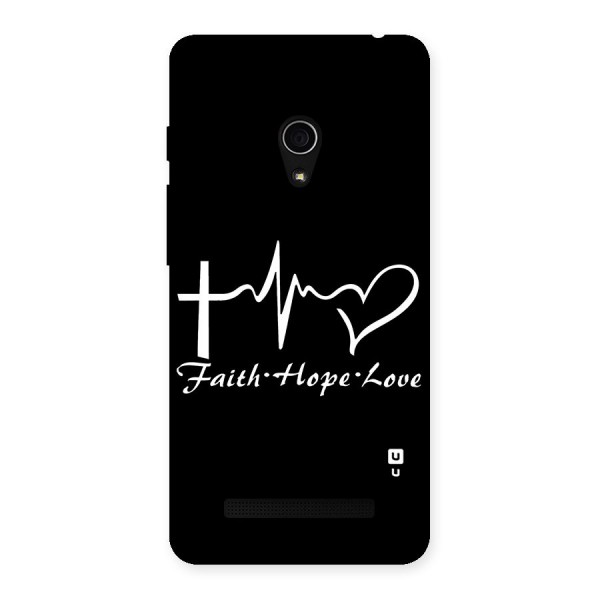 Faith Hope Love Heart Sign Back Case for Zenfone 5