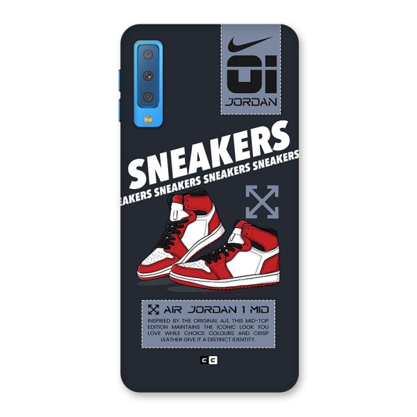 Fantastic Air Shoes Back Case for Galaxy A7 (2018)