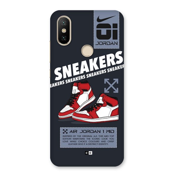 Fantastic Air Shoes Back Case for Mi A2