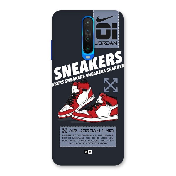 Fantastic Air Shoes Back Case for Poco X2