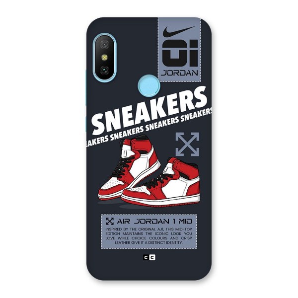 Fantastic Air Shoes Back Case for Redmi 6 Pro