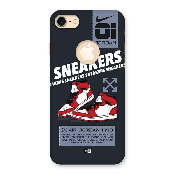 Fantastic Air Shoes Back Case for iPhone 8 Logo Cut