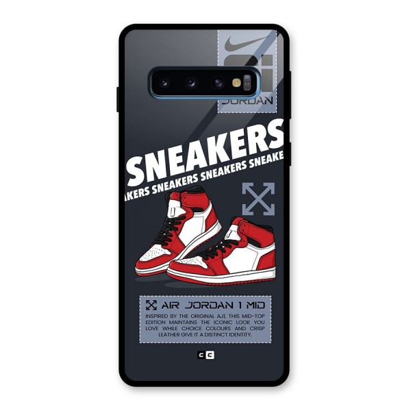 Fantastic Air Shoes Glass Back Case for Galaxy S10