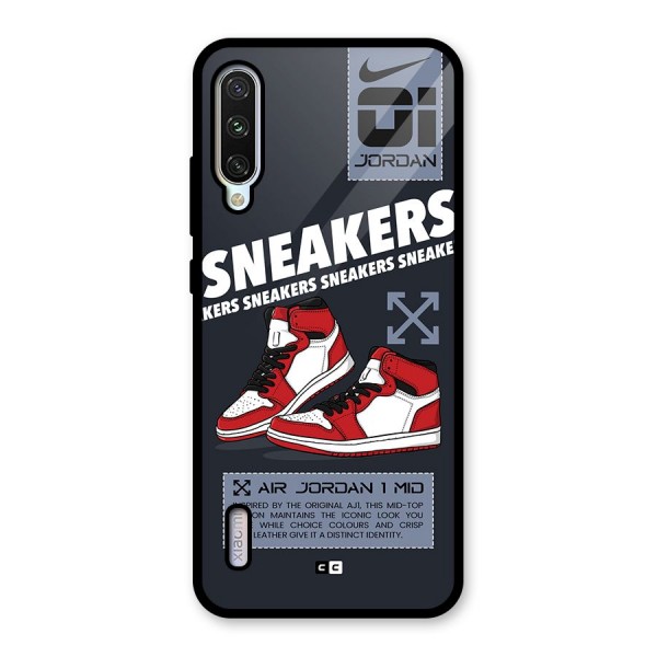 Fantastic Air Shoes Glass Back Case for Mi A3