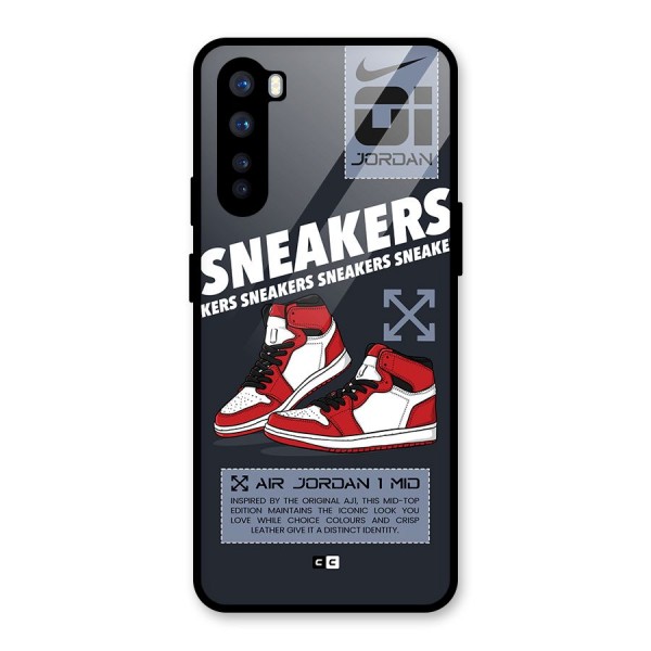 Fantastic Air Shoes Glass Back Case for OnePlus Nord