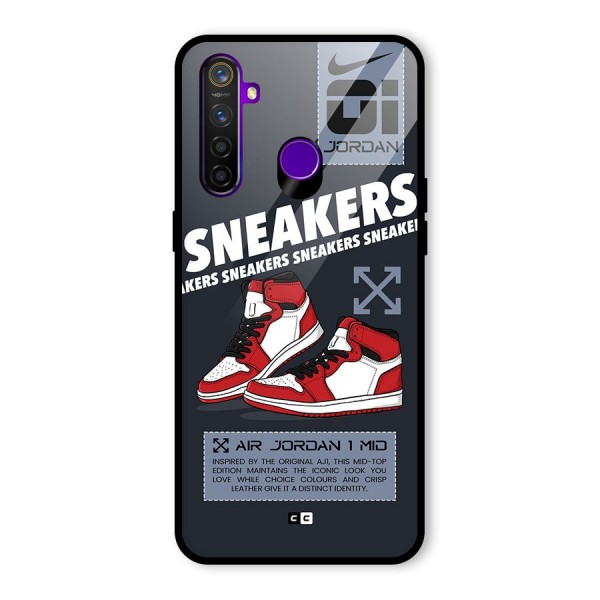 Fantastic Air Shoes Glass Back Case for Realme 5 Pro