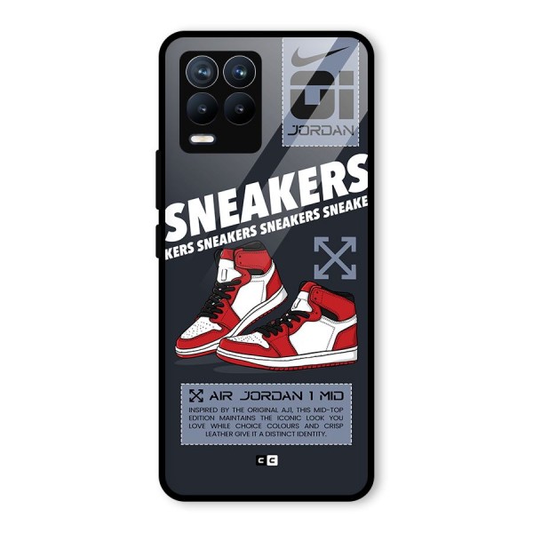 Fantastic Air Shoes Glass Back Case for Realme 8