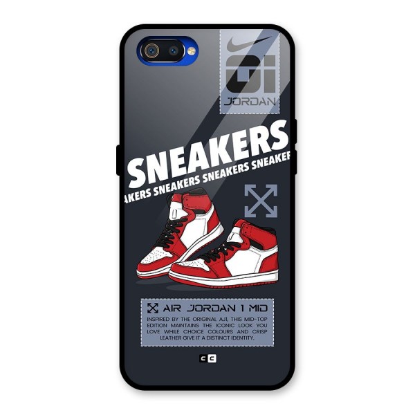 Fantastic Air Shoes Glass Back Case for Realme C2