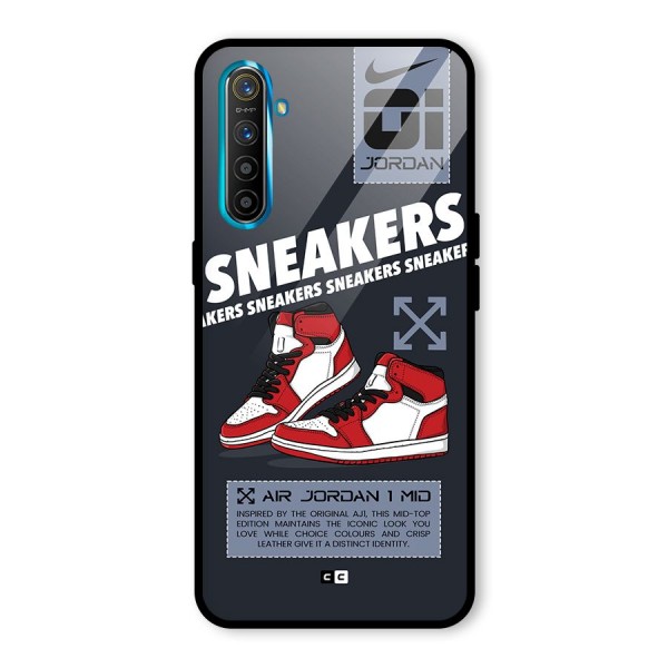 Fantastic Air Shoes Glass Back Case for Realme X2