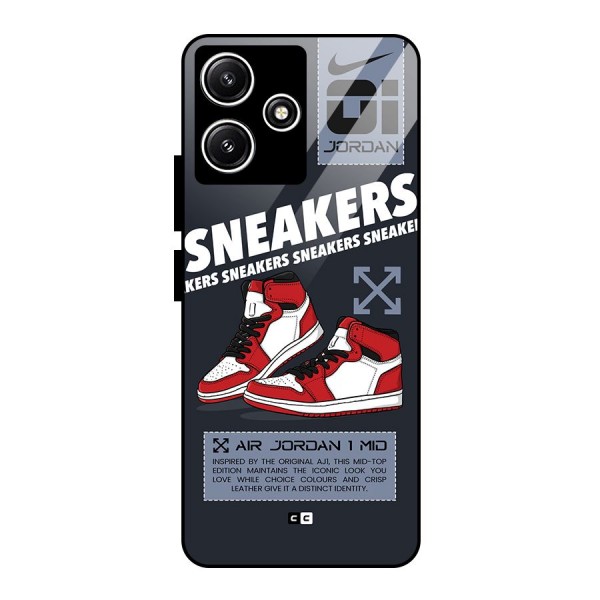 Fantastic Air Shoes Glass Back Case for Redmi 12 5G