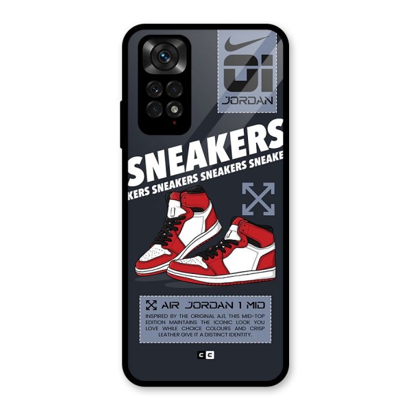 Fantastic Air Shoes Glass Back Case for Redmi Note 11S