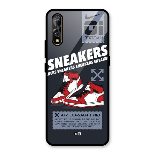 Fantastic Air Shoes Glass Back Case for Vivo Z1x