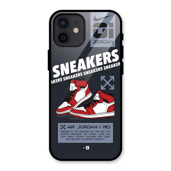 Fantastic Air Shoes Glass Back Case for iPhone 12