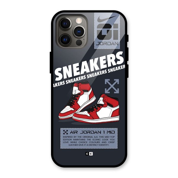 Fantastic Air Shoes Glass Back Case for iPhone 12 Pro