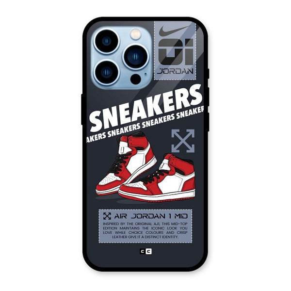 Fantastic Air Shoes Glass Back Case for iPhone 13 Pro