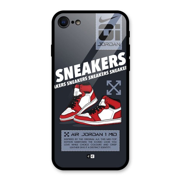 Fantastic Air Shoes Glass Back Case for iPhone 8