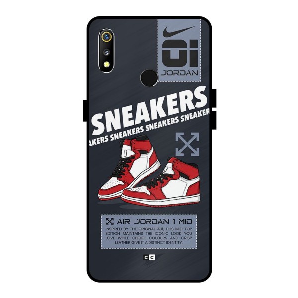 Fantastic Air Shoes Metal Back Case for Realme 3