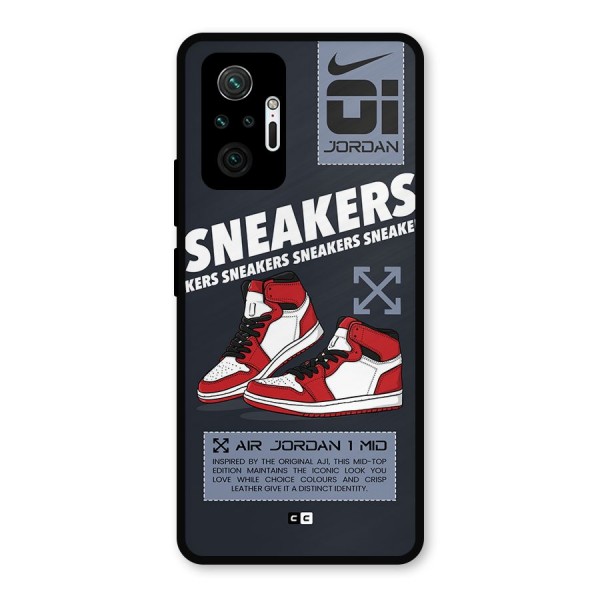 Fantastic Air Shoes Metal Back Case for Redmi Note 10 Pro