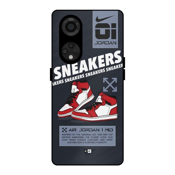 Fantastic Air Shoes Metal Back Case for Reno8 T 5G