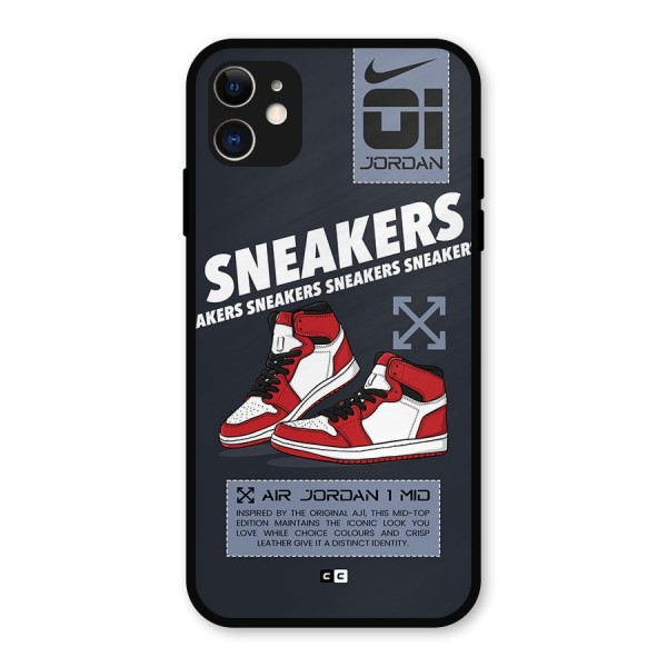 Fantastic Air Shoes Metal Back Case for iPhone 11