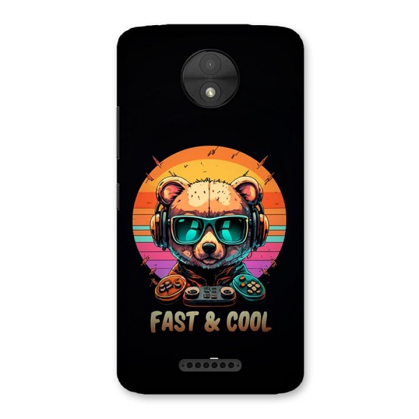Fast And Cool Back Case for Moto C