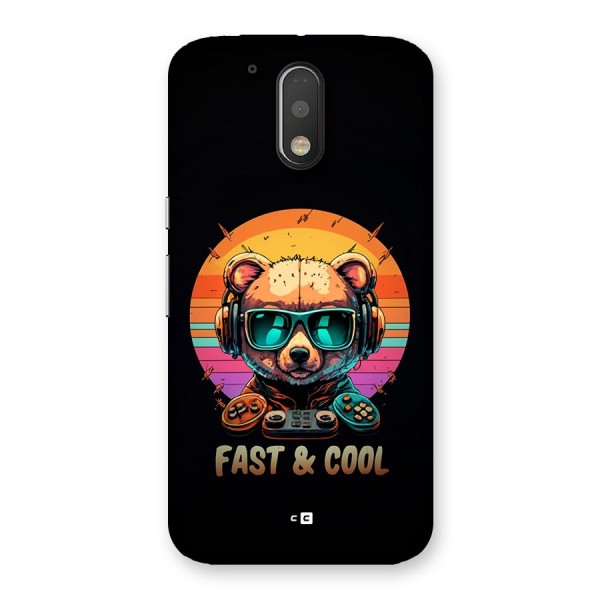 Fast And Cool Back Case for Moto G4