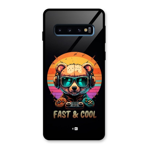 Fast And Cool Glass Back Case for Galaxy S10